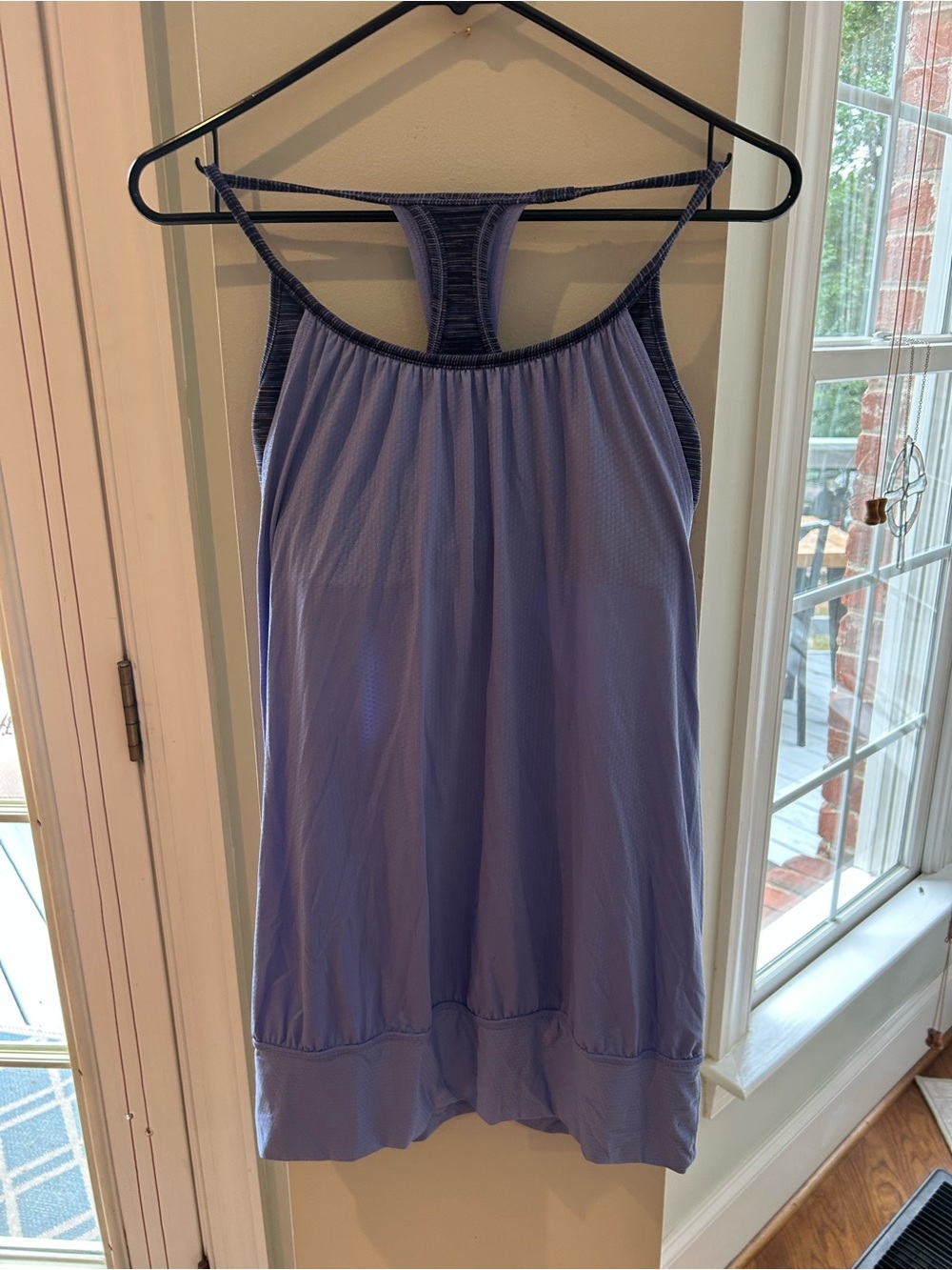 lululemon athletica Lavender Racerback Tank Top Build in Bra